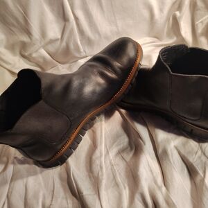 Cole Haan Zero Grand Leather Slip-on Boots
